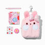 Pink Bunny 4&#39;&#39; Backpack Stationery Set,