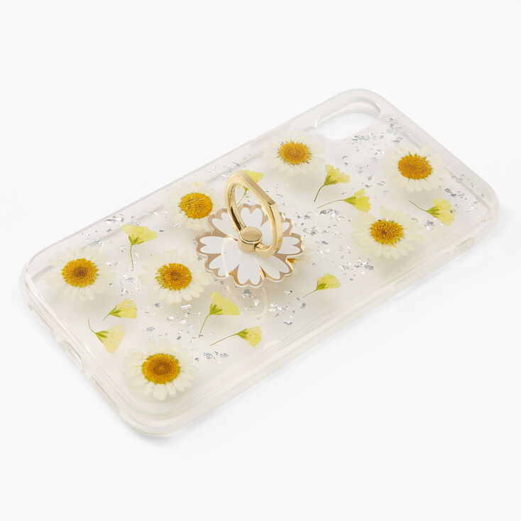 Daisy Ring Holder Protective Phone Case - Fits iPhone&reg; XR,