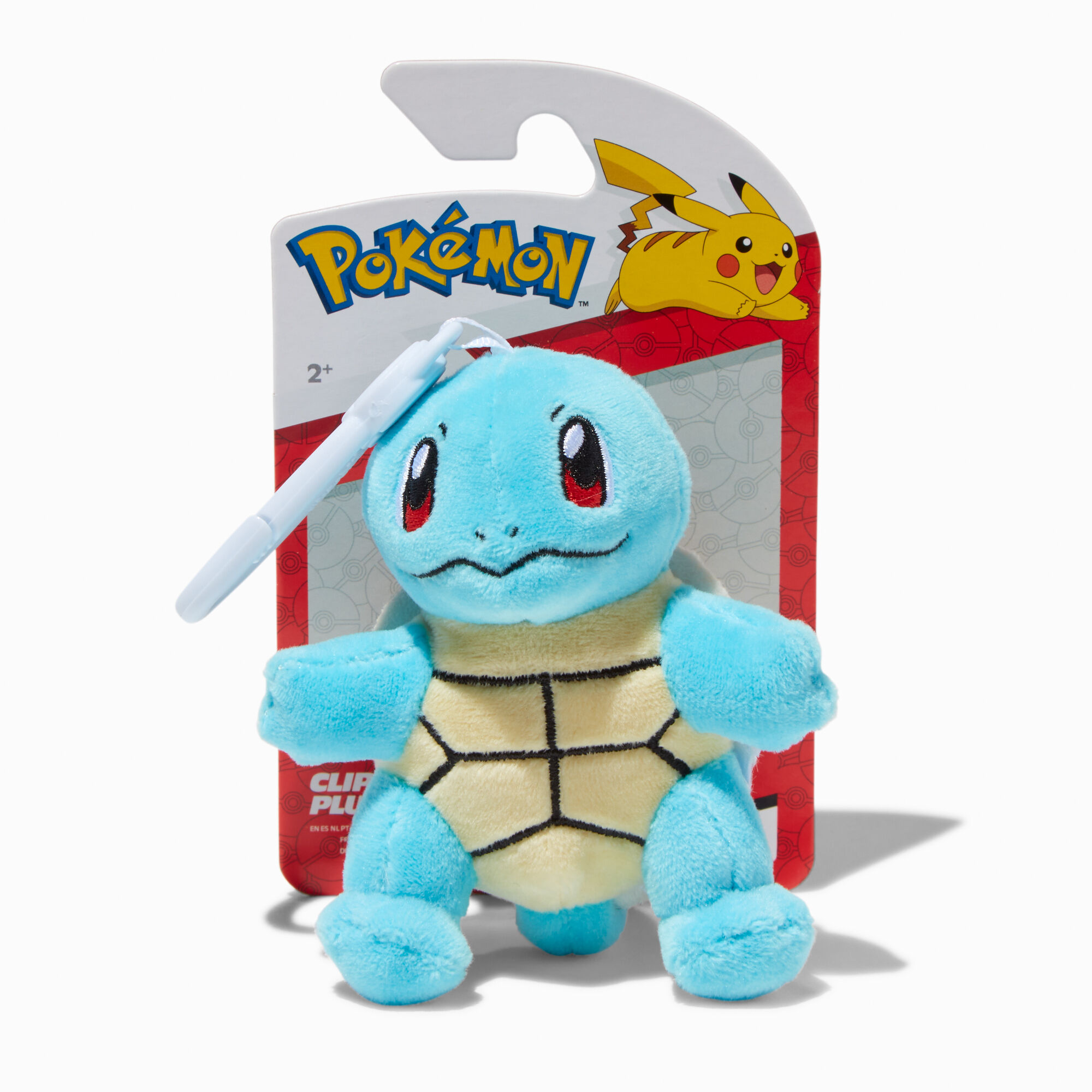 Pokémon™ 5" Squirtle Plush Bag Clip,