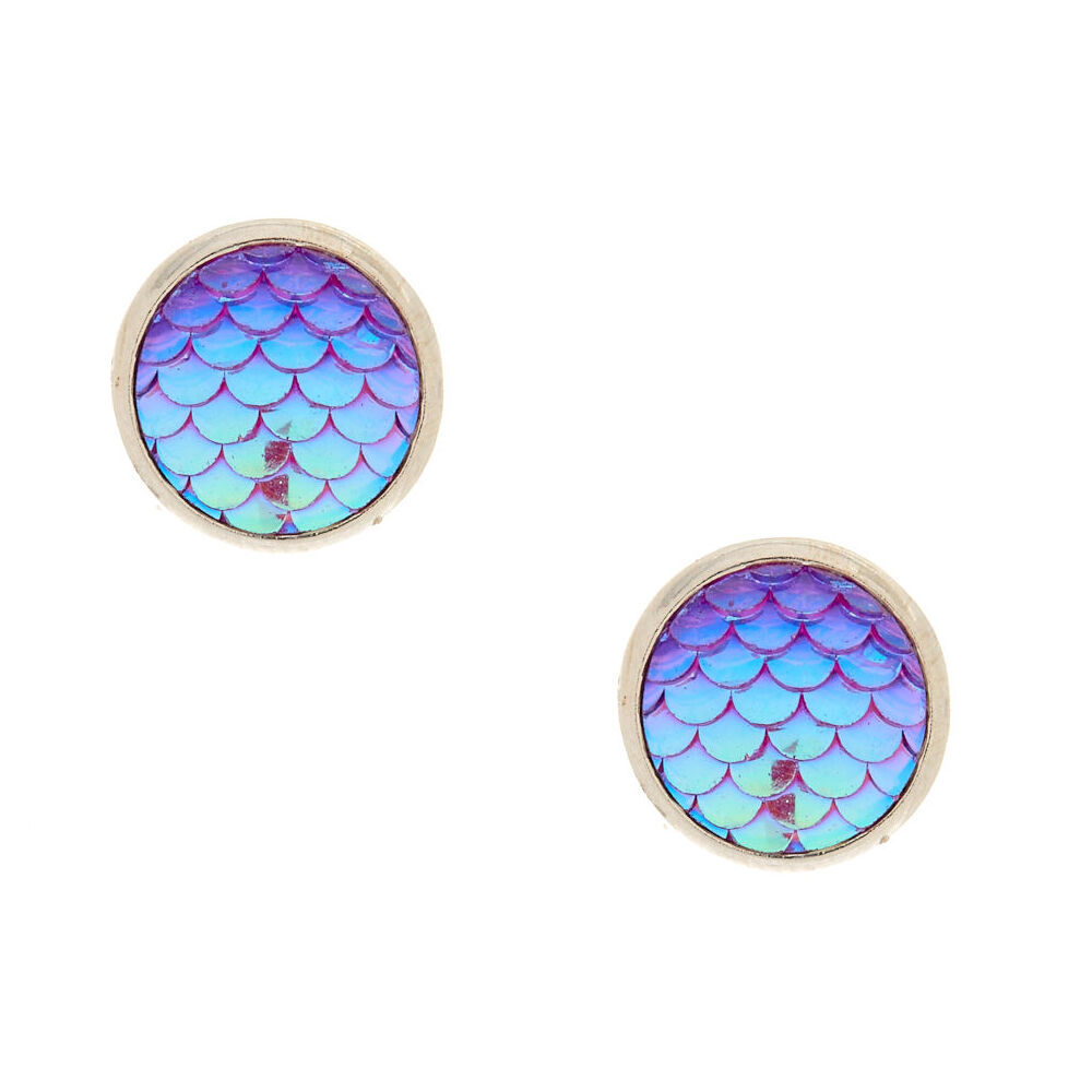 Mermaid stud earrings on sale