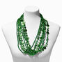 St. Patrick&#39;s Day Shamrocks Beaded Necklace Set - 6 Pack,