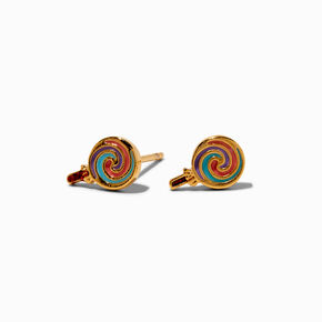 C LUXE by Claire&#39;s 18kt Gold Plated Lollipop Stud Earrings,