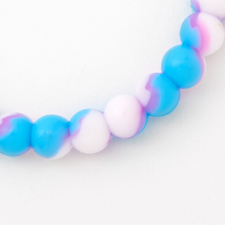 Tie-Dye Cotton Candy Magical Fortune Stretch Bracelet,