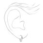 Silver Textured Hoop &amp; Stud Earrings - 6 Pack,