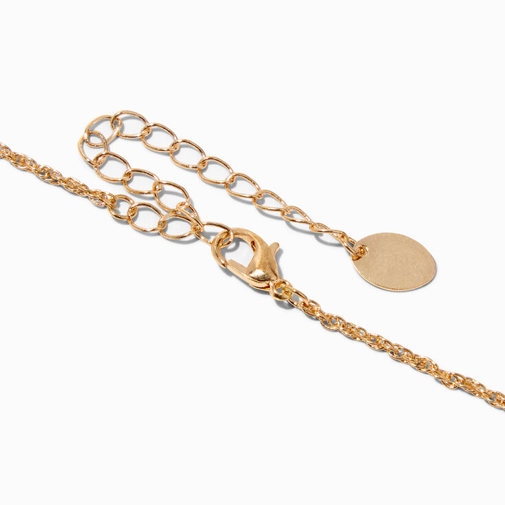Gold Dreamcatcher Pendant Necklace,