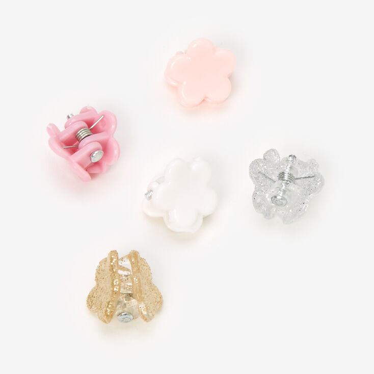 Claire&#39;s Club Ombr&eacute; Flower Mini Hair Claws - 12 Pack,