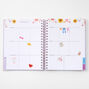 Pink, Purple &amp; Yellow Pressed Flower 2021-2022 Planner,