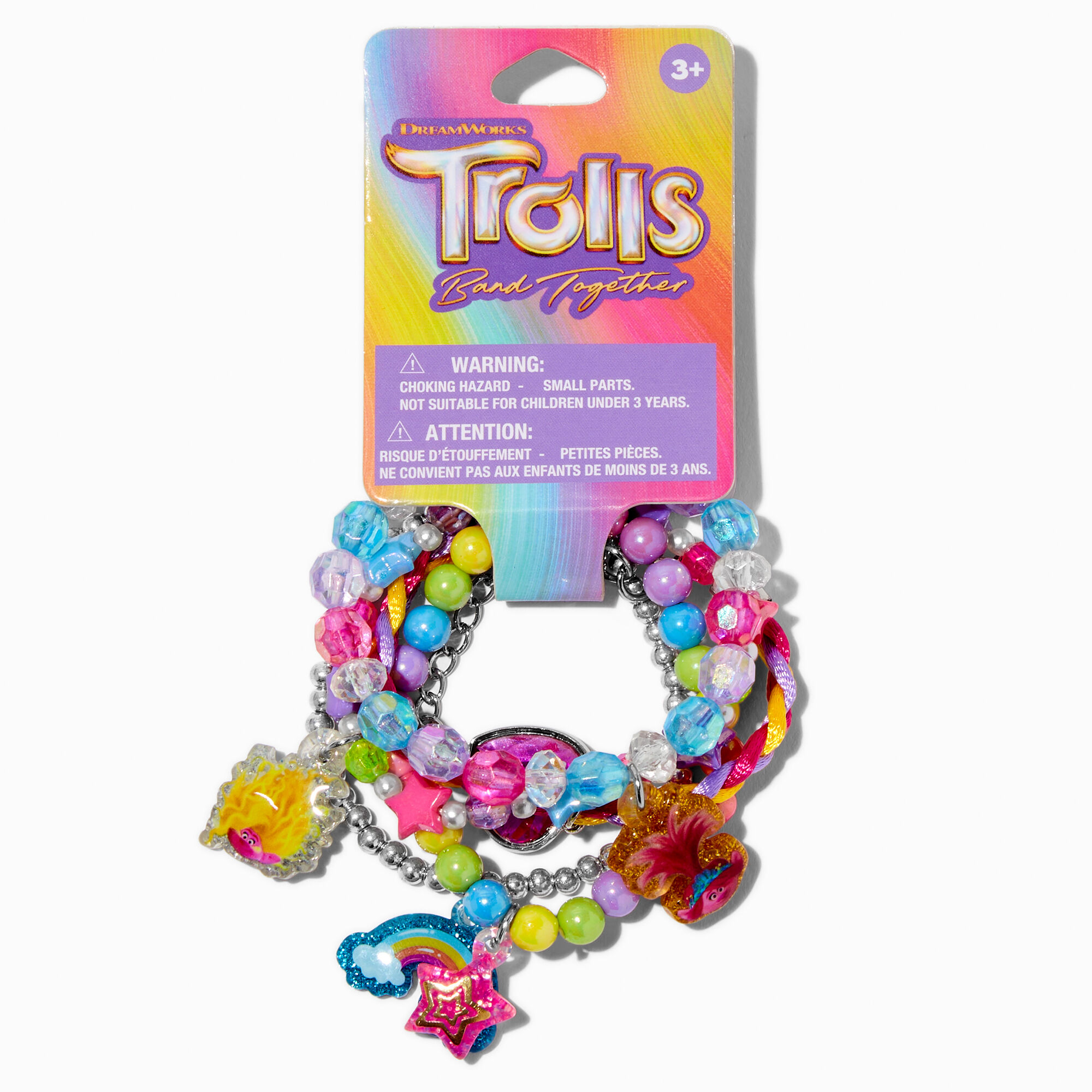 View Claires Trolls Bracelet Set 5 Pack information