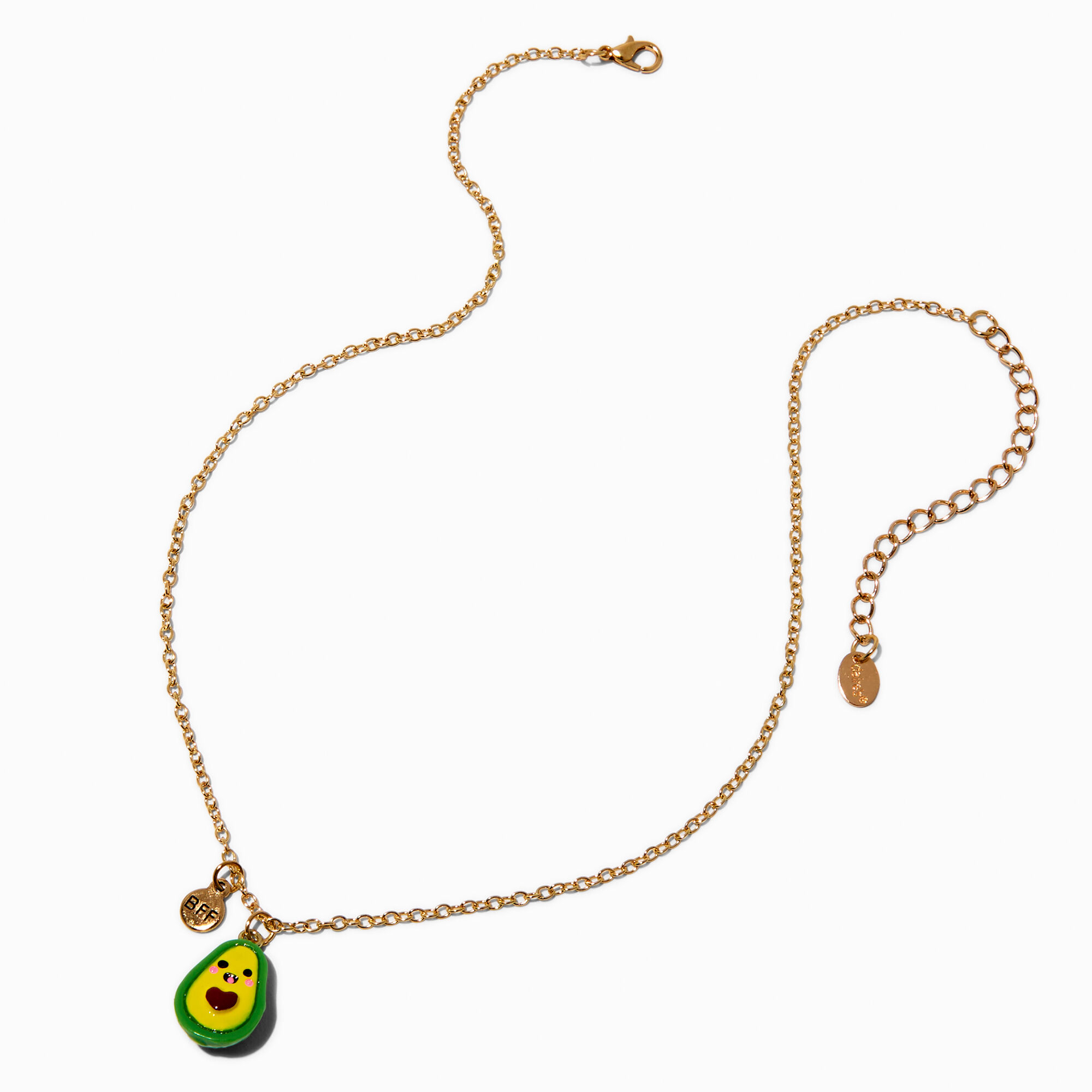 Birthday Card & Best Friends ''You're My Other Half'' Avocado Pendant Necklace Set - 3 Pack,