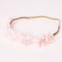 Flower Petal Braided Headwrap - Blush Pink,