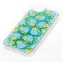 Tessa the Turtle Turquoise Glitter Liquid Fill Phone Case - Fits iPhone 6/7/8/SE,