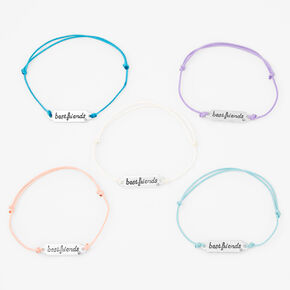 Best Friends Charm Bracelets - 5 Pack,