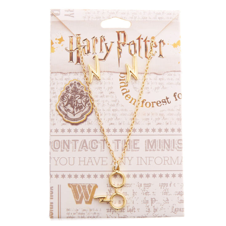 Harry Potter Lightening Bolt Jewellery Set Claire S