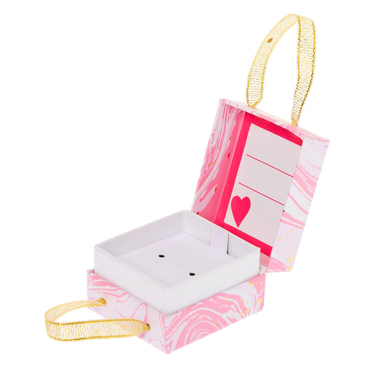 Small Happy Birthday Marble Gift Box - Pink,