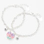 Best Friends Glow in the Dark Split Heart Charm Bracelets - 2 Pack,