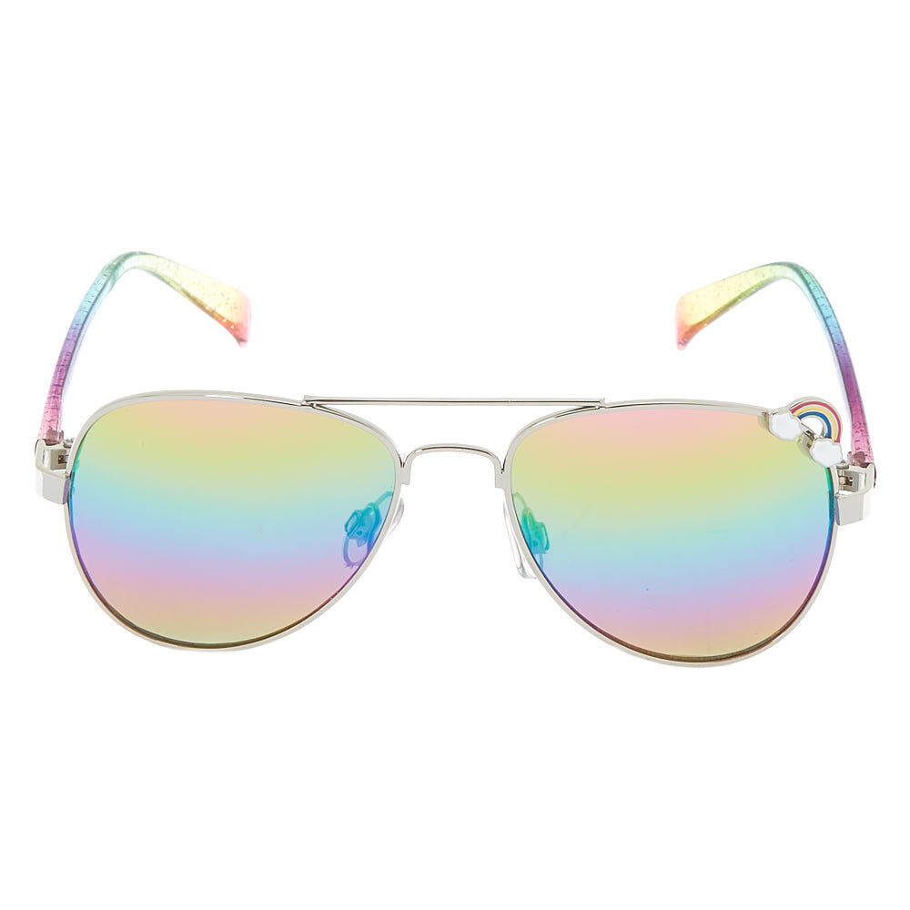 Aviator top sunglasses claire's