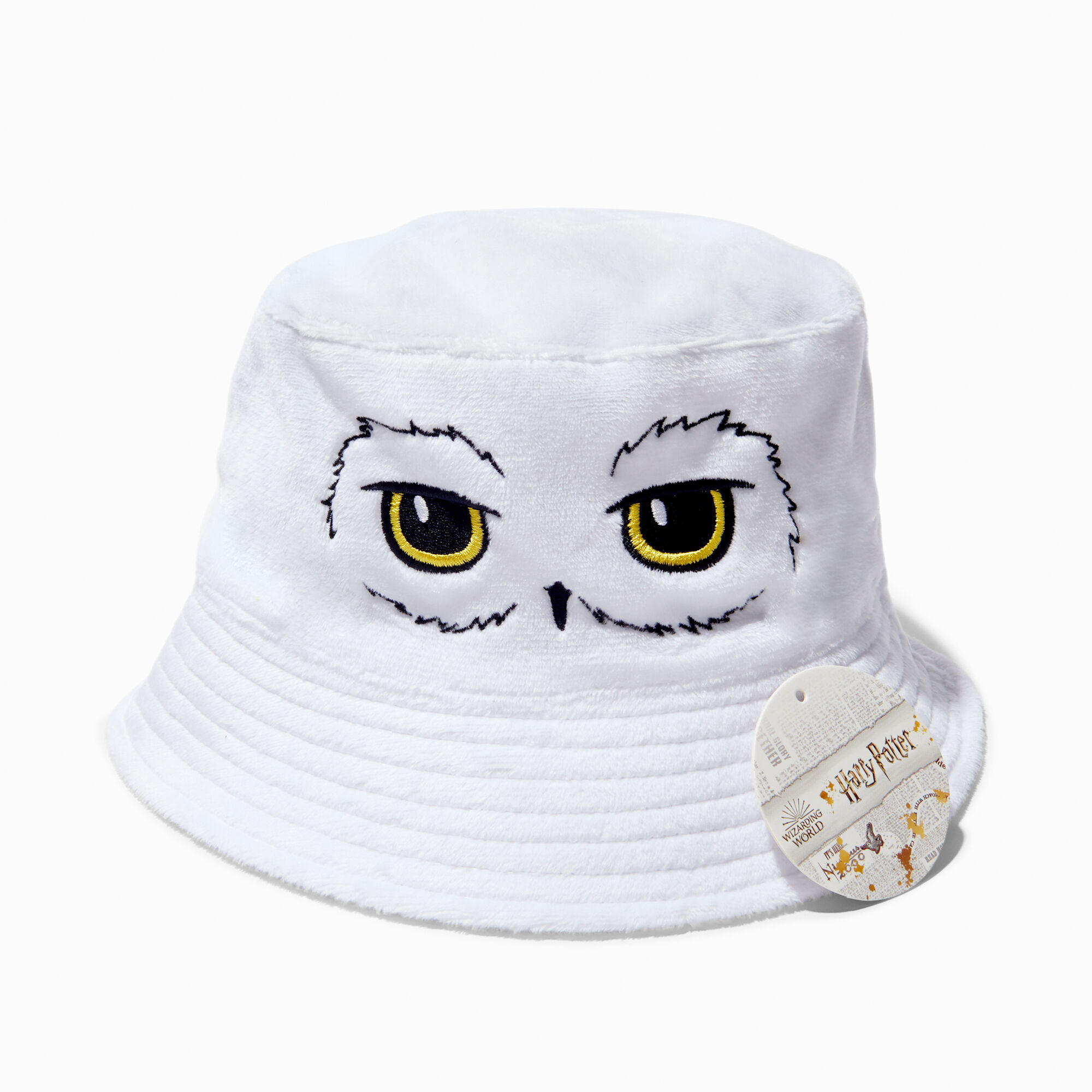 View Claires Harry Potter Hedwig Bucket Hat information
