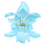 Icy Flower Hair Claw - Blue,