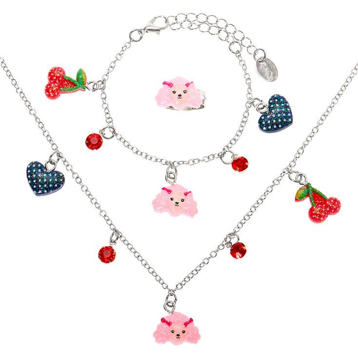 Claire's Parure de bijoux breloque Club Claire's - Lot de 3