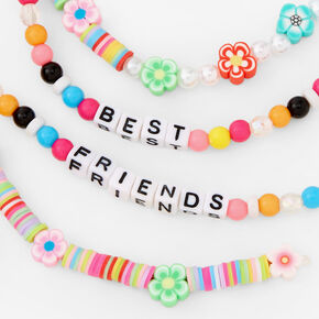 Best Friends Beaded Milkshake Charm Keychains - 2 Pack,