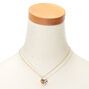 Mixed Metal Leopard Pendant Necklaces - 2 Pack,