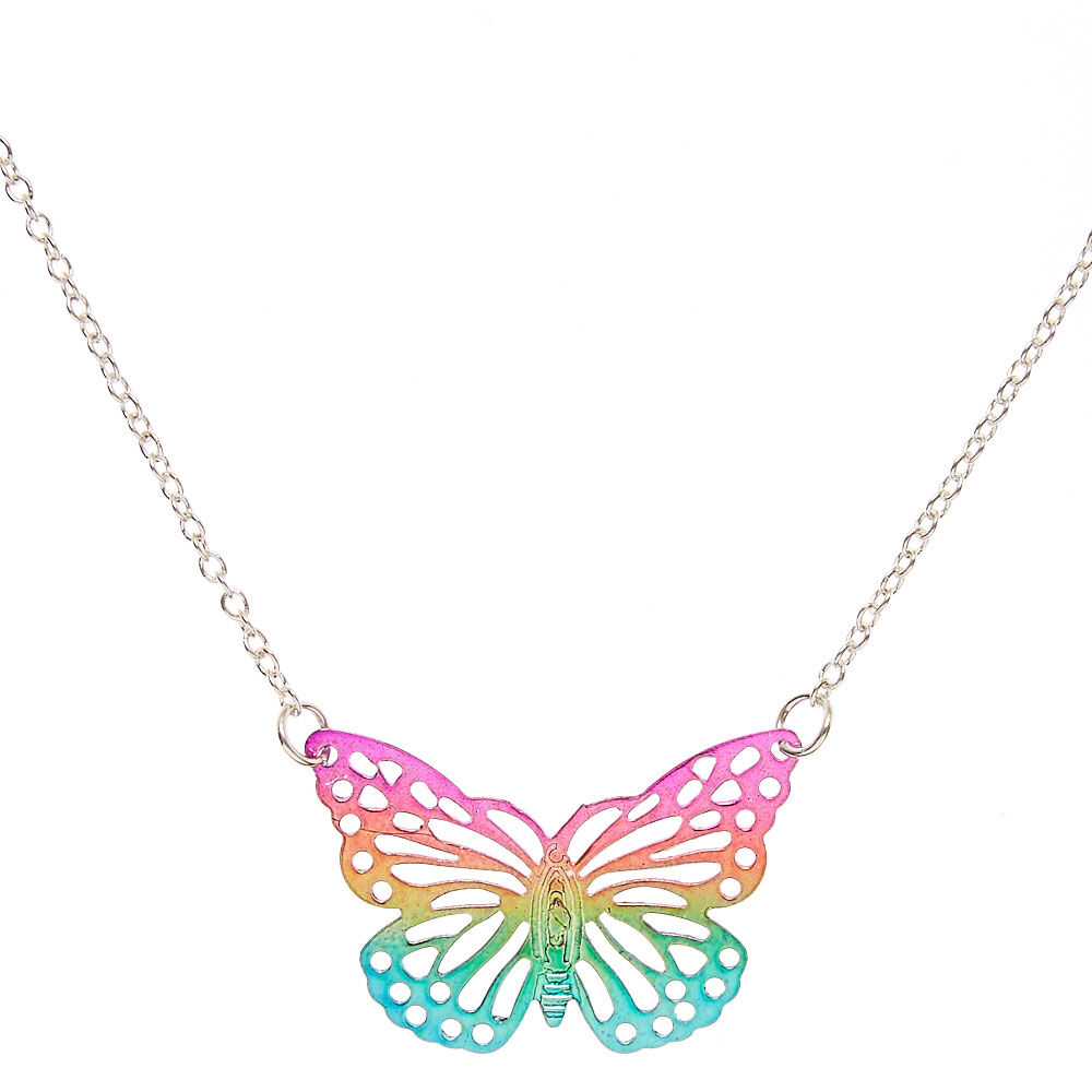 Filigree store butterfly necklace