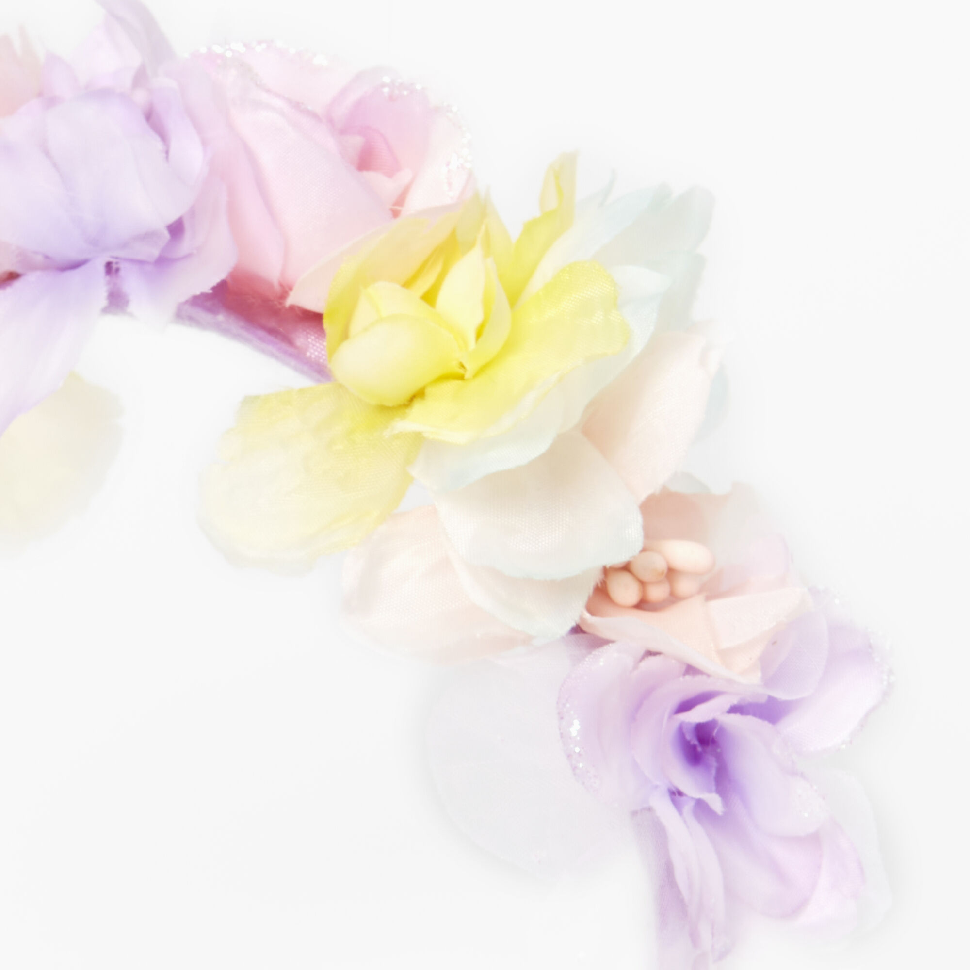 Claire's Club Pastel Purple Floral Headband,