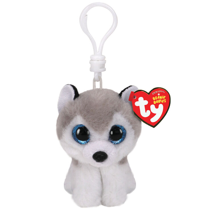 Ty&reg; Beanie Boo Buff the Husky Soft Toy Bag Clip,