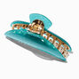 Glitter Hair Claw - Teal,