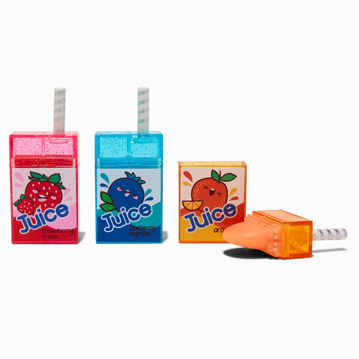 Juice Box Lip Gloss Set - 3 Pack,