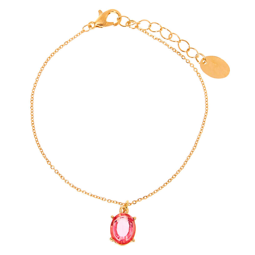 October Birthstone Jewellery Gift Set - Rose, 3 Pack,