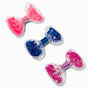 Claire&#39;s Club Star Confetti Shaker Hair Bow Clips - 6 Pack,