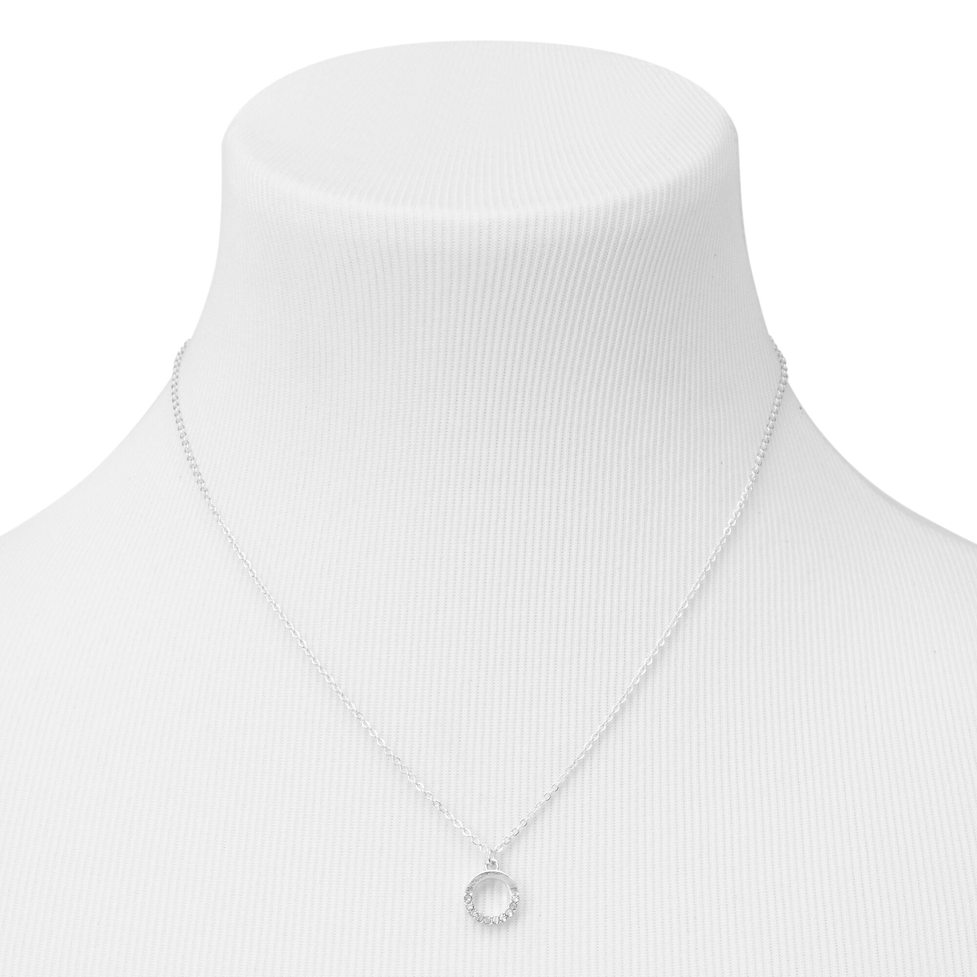 Silver Embellished Circle Jewellery Set - 3 Pack,