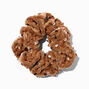 Bronze Sequin Hair Scrunchie,