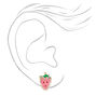 Embellished Strawberry Stud Earrings,