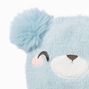 Claire&#39;s Club Blue Bear Knit Beanie Hat,