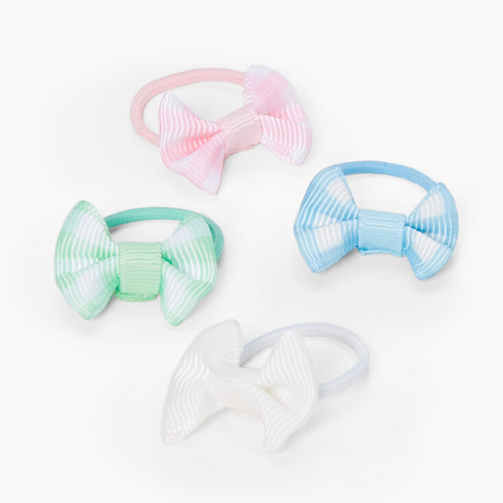 Claire&#39;s Club Gingham Bow Hair Ties - 10 Pack,