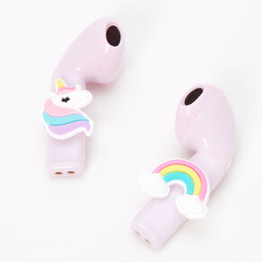 Rainbow Unicorn Earbud Charm - 4 Pack,