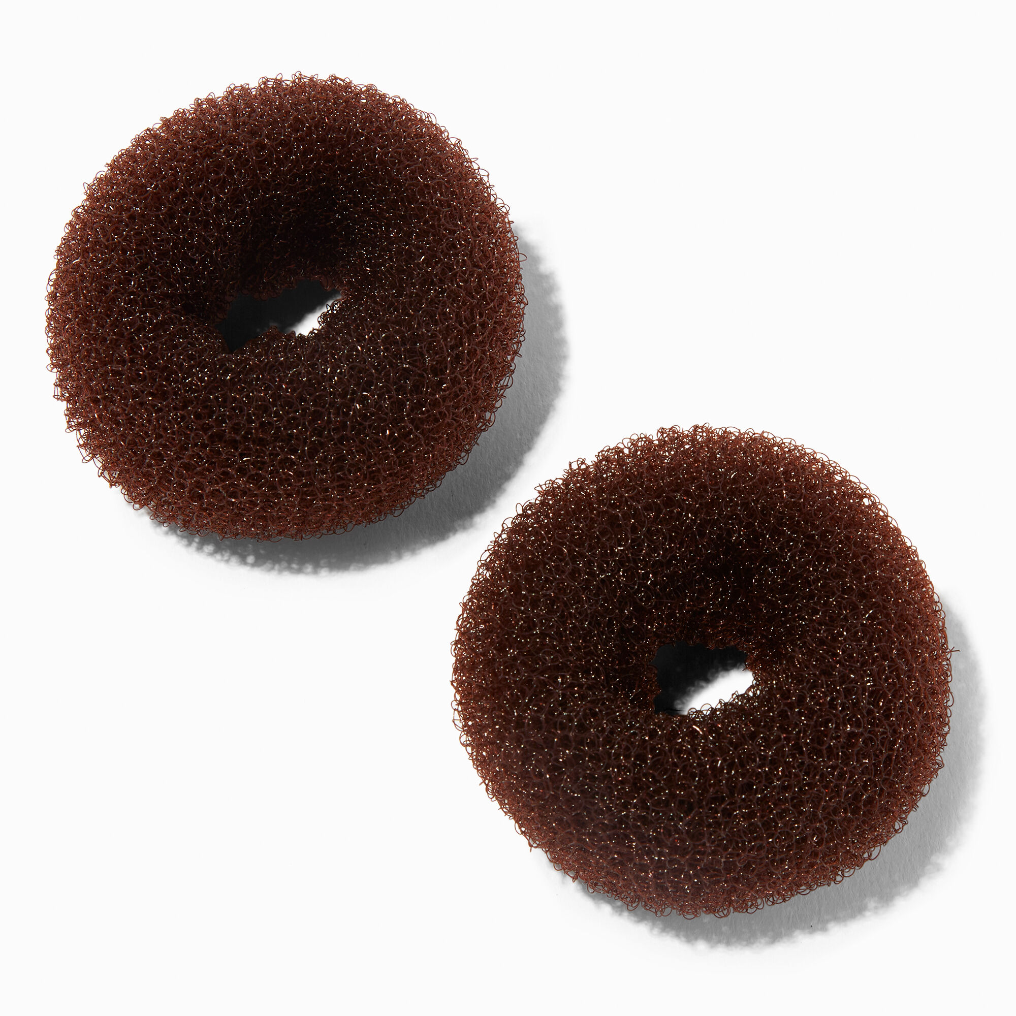 View Claires Mini Hair Donuts 2 Pack Brown information