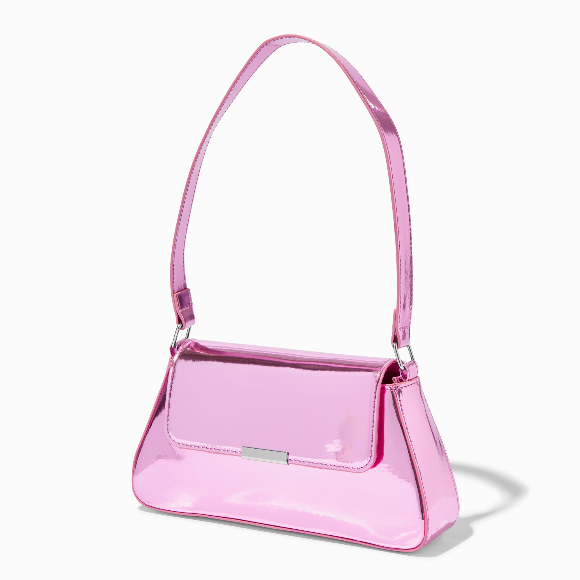 Pink baguette bag sales
