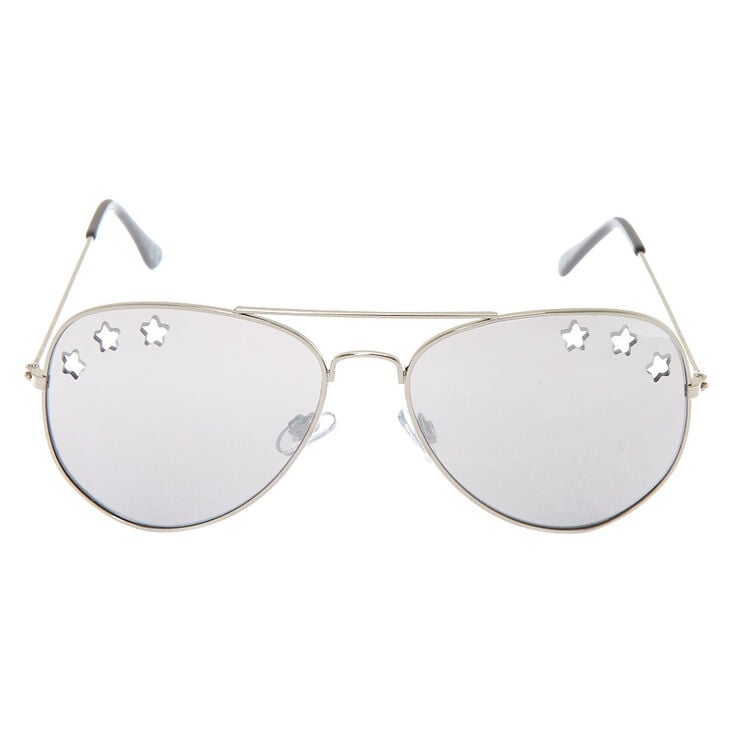 Star Cut Out Aviator Sunglasses,