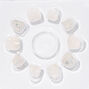 Claire&#39;s Club Silver Glitter Ombre Vegan Press On Faux Nail Set &#40;10 Pack&#41;,