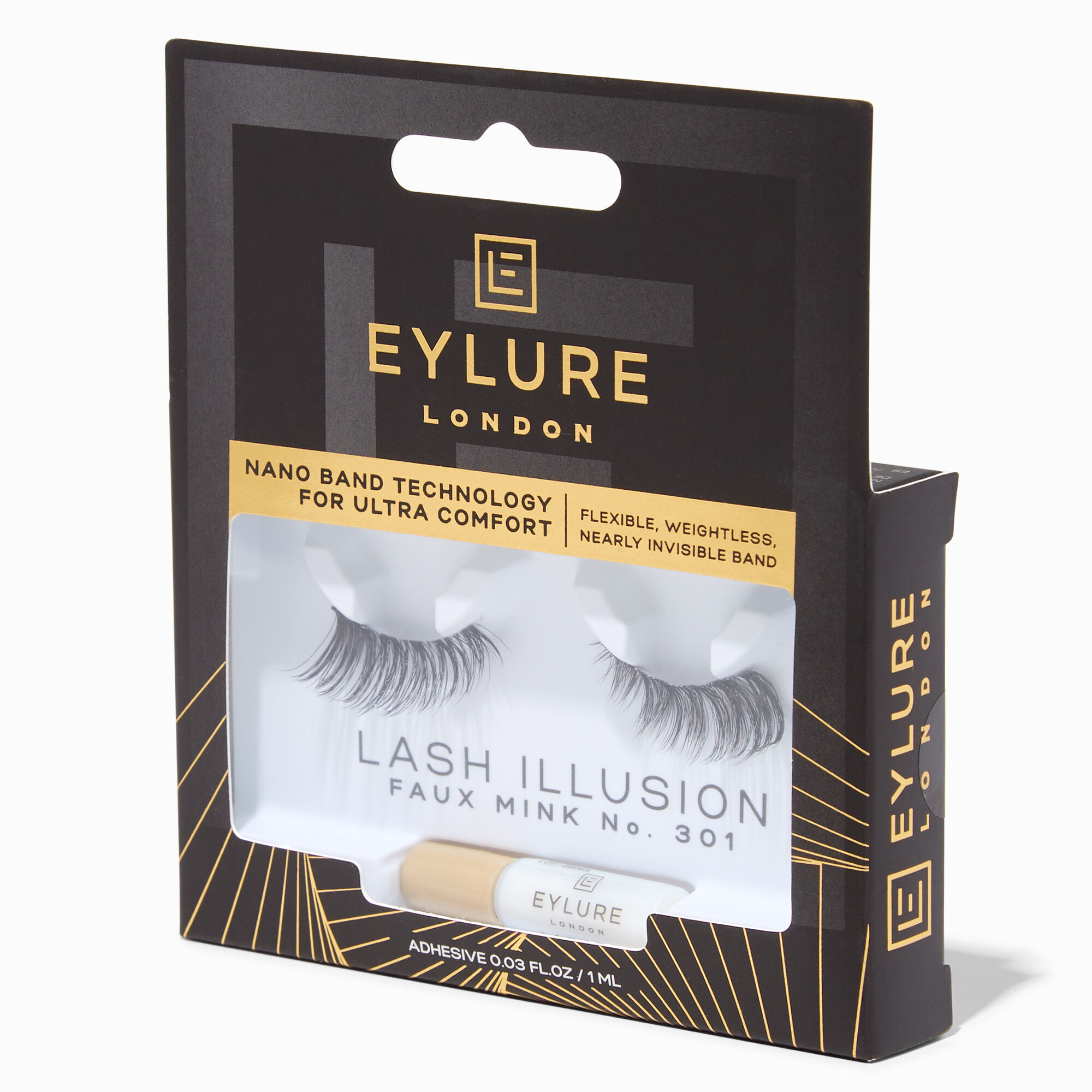 View Claires Eylure Lash Illusion Faux Mink Lashes No 301 information