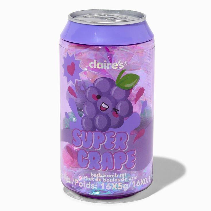 Super Grape Soda Bath Bomb Set - 16 Pack,