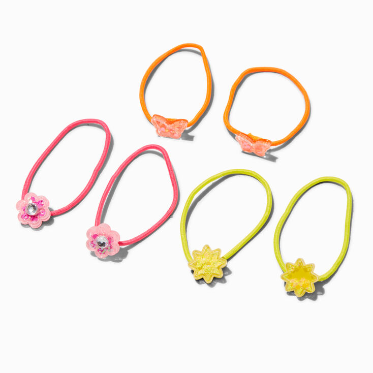 Claire&#39;s Club Shaky Icons Hair Ties - 6 Pack,