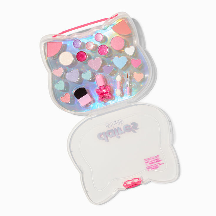 Claire&#39;s Club Pink Cat Makeup Case,