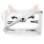 Claire&#39;s Club Cat Crossbody Bag - Silver,
