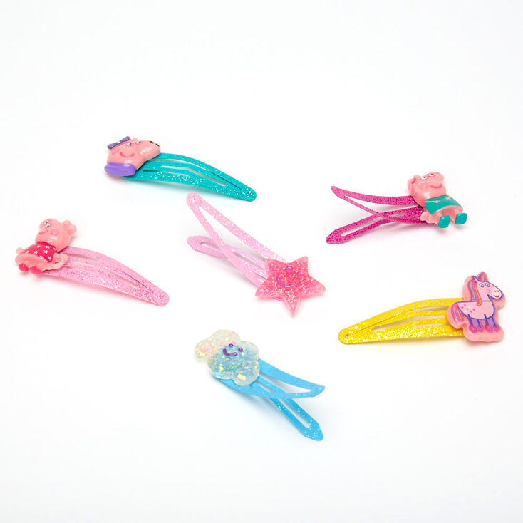 Peppa Pig&trade; Charm Snap Hair Clips - 6 Pack,