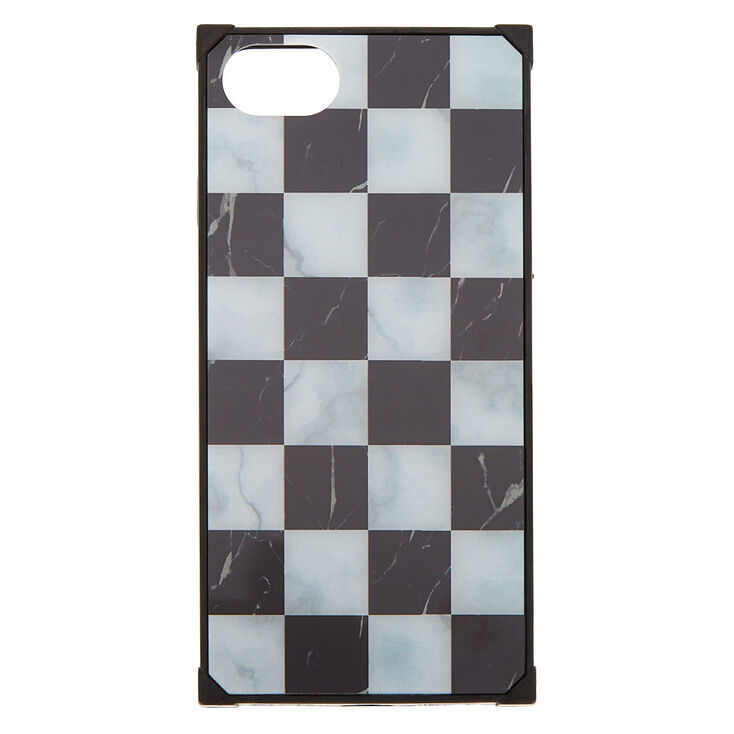 LIGHT BEIGE Checkered Protective Phone Case iPhone 