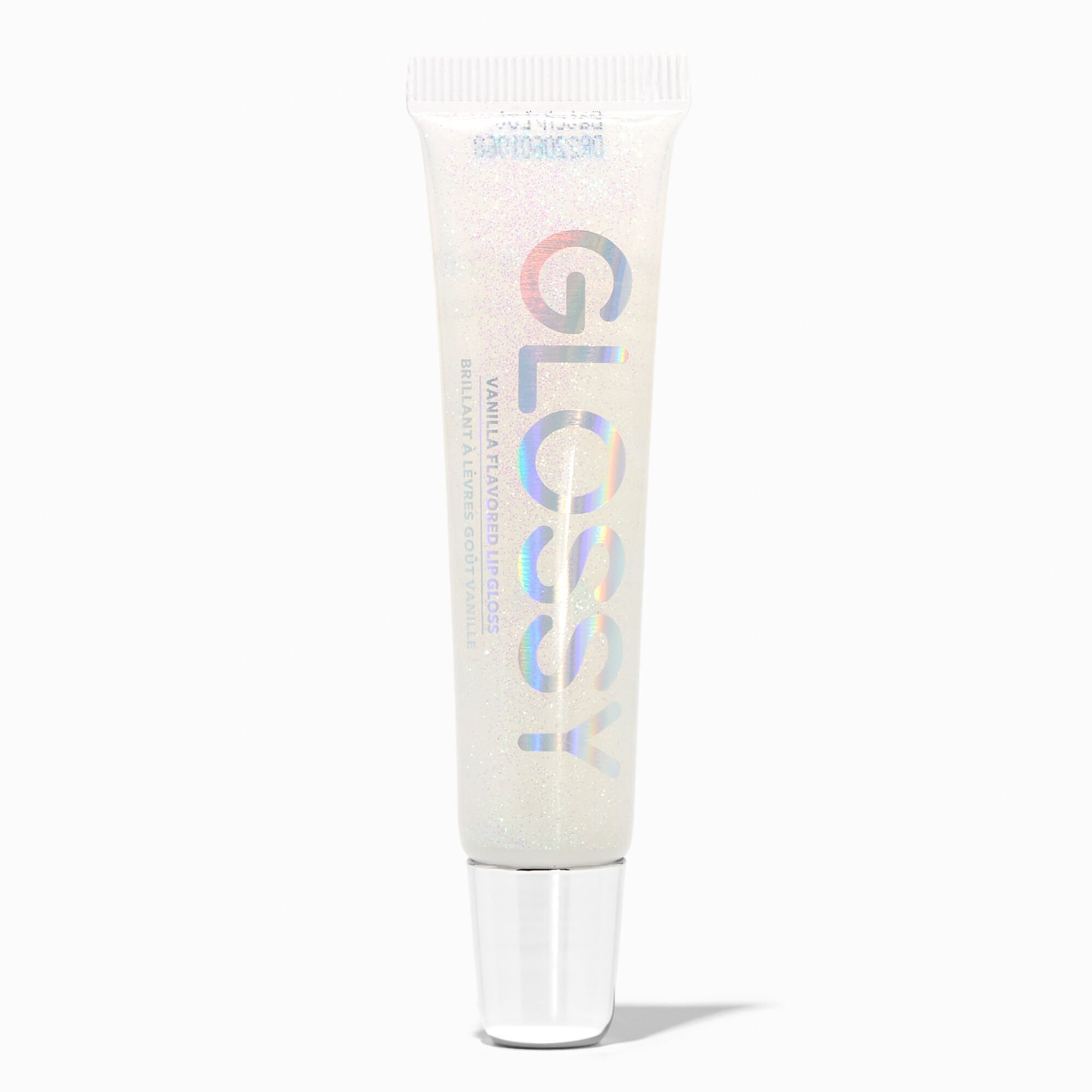 View Claires Glossy Glitter Lip Gloss Clear information